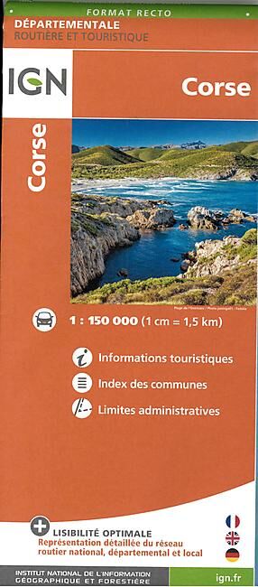IGN - CORSE ECHELLE 1 150 000