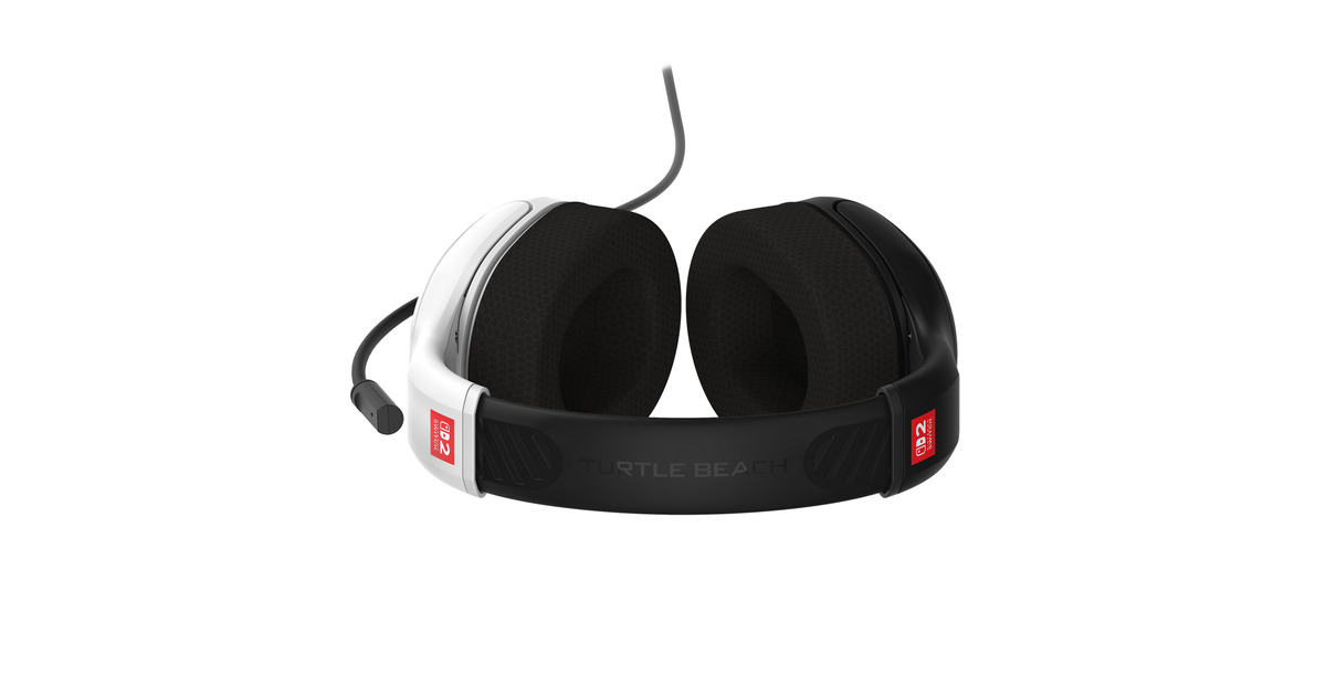 Turtle BeachAirlite Fit bedrade gamingheadset over-ear gaming headset  (Wit/zwart, Nintendo Switch 2, Nintendo Switch, Nintendo Switch Lite, Nintendo Switch - OLED-model)