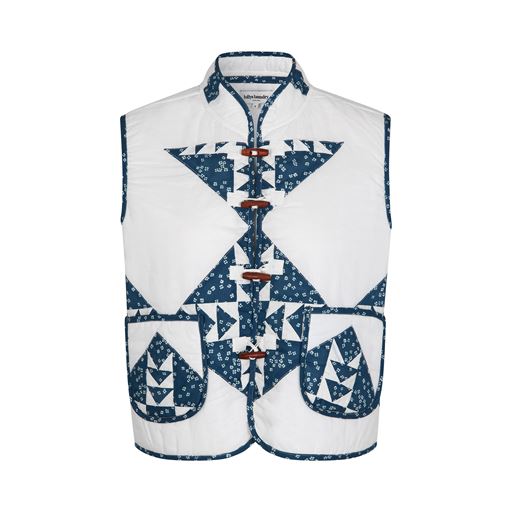 Lollys Laundry Cairo Vest, Blue, M
