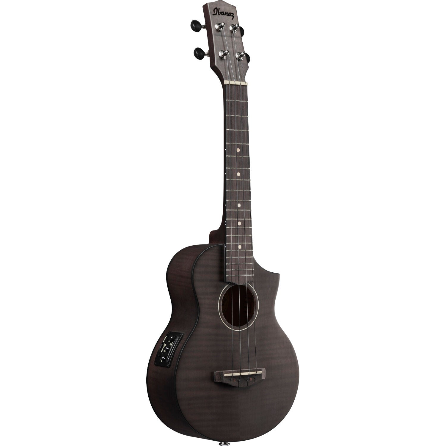 Ibanez UEW12E Black Ice Flat elektrisch-akoestische concert ukelele