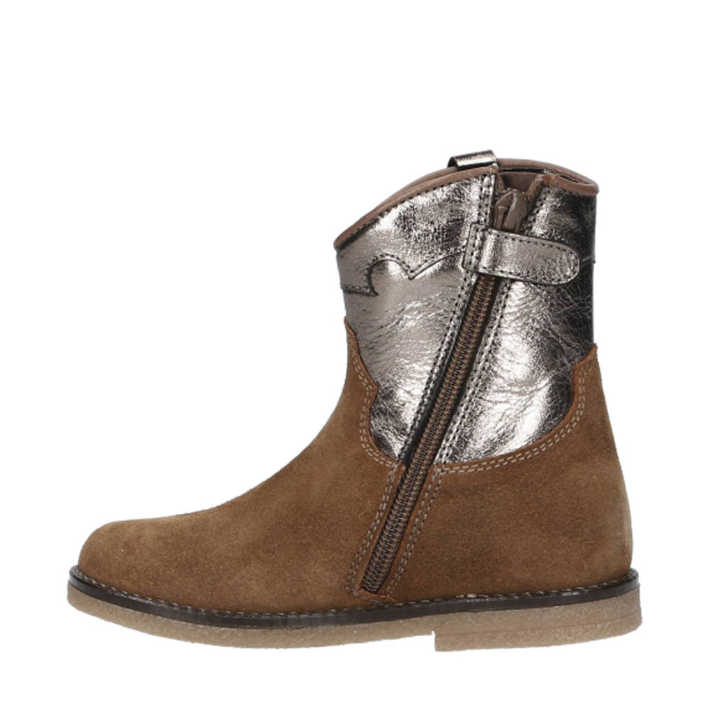 Pinocchio leren cowboylaarzen bruin