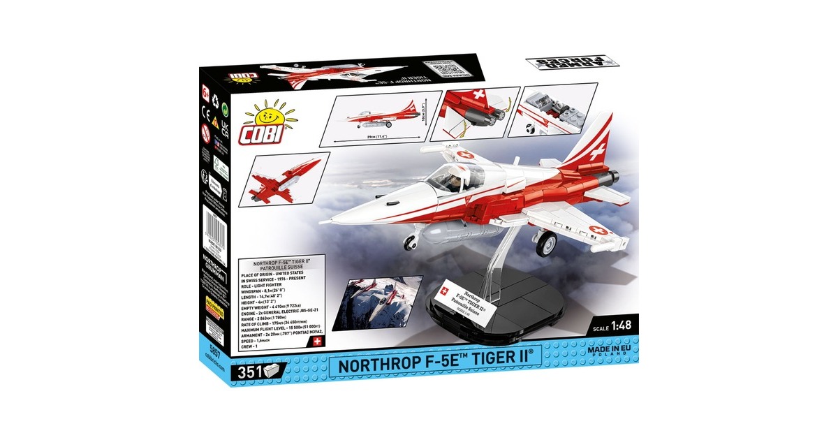 COBIArmed Forces - Northrop F-5E Tiger II Constructiespeelgoed  (Schaal 1:48)