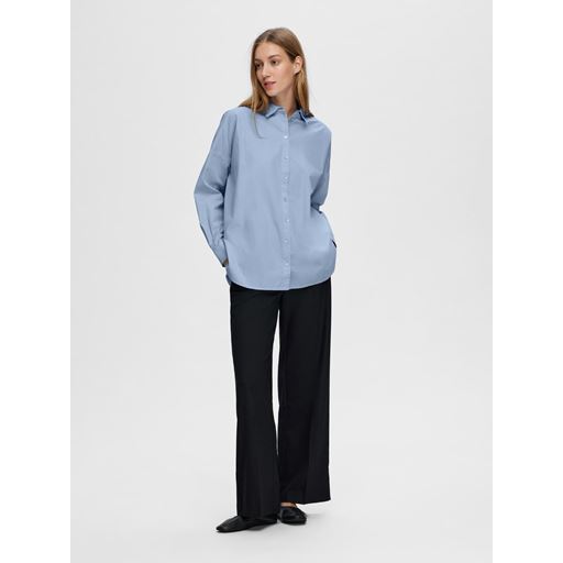 Selected Femme Dina-Sanni Skjorte, Cashmere Blue, 42
