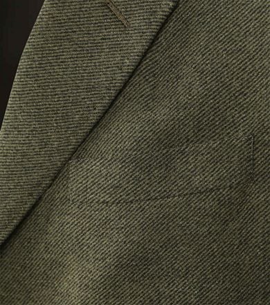 Suitable Coat Wol Twill Donkergroen JA-WOLCOAT-STBL-24.04 kopen