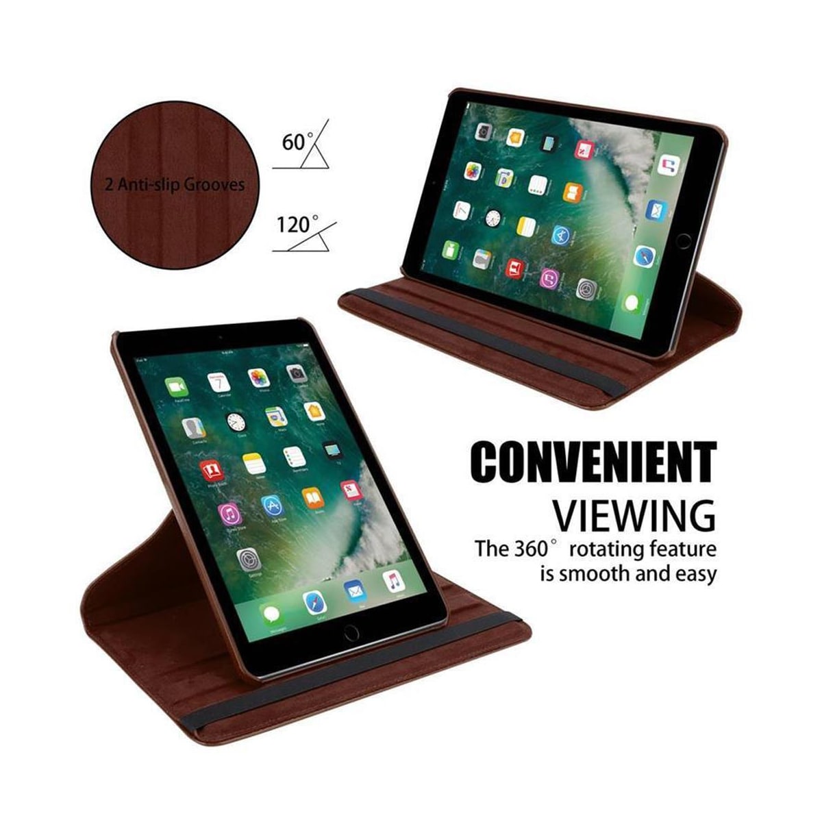 iPad PRO (9.7 tomme) deksel til nettbrett (brun)