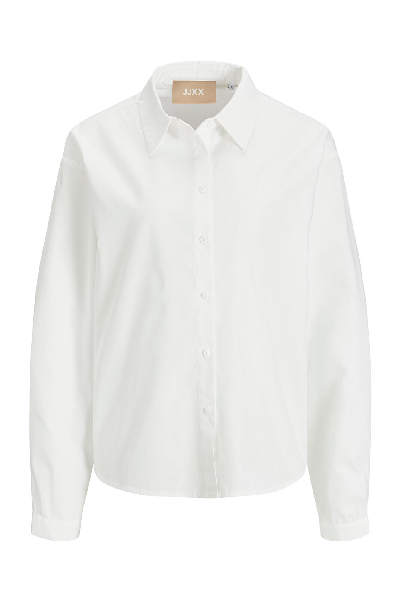Camisa de popeline de manga comprida