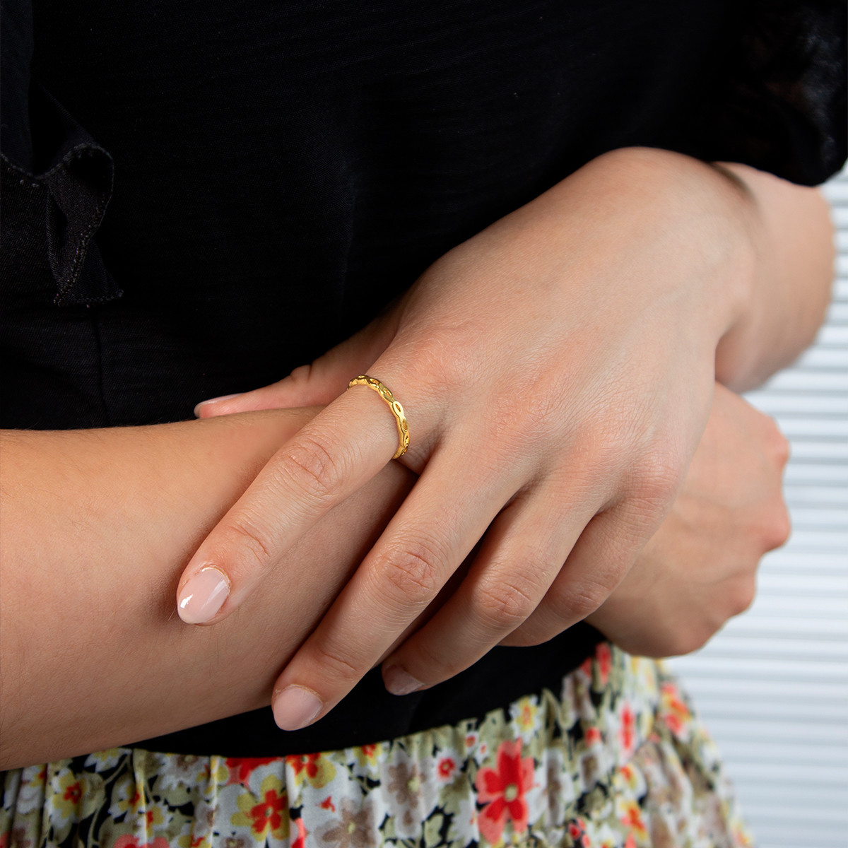 Bague plaqué or jaune