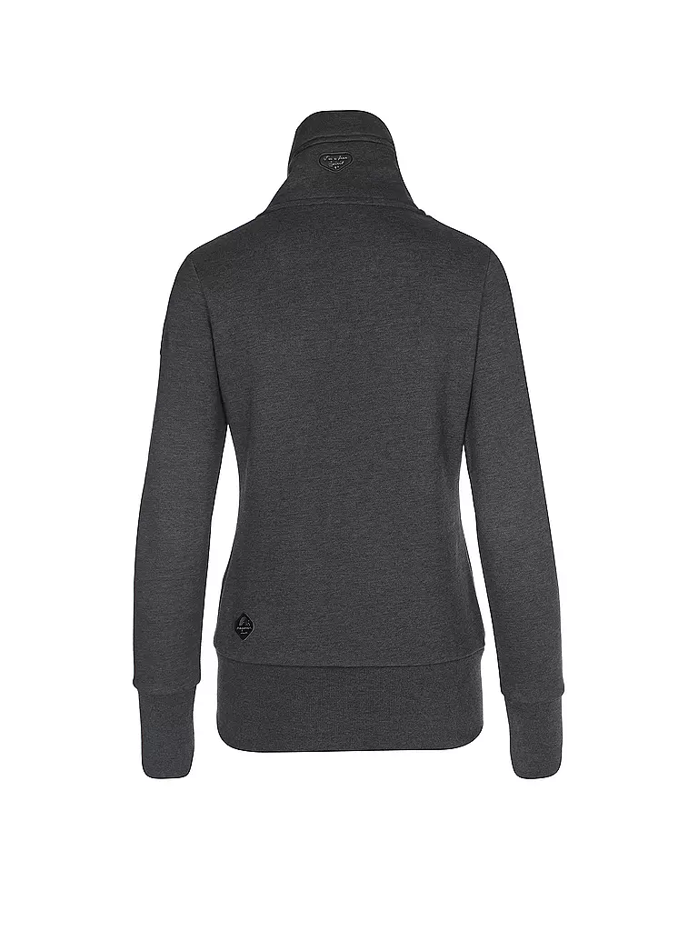 RAGWEAR Sweatjacke RYLIE grau