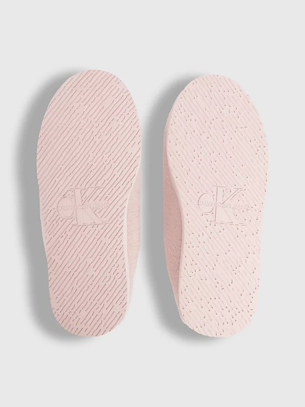 Pantufas de pele de carneiro sintética