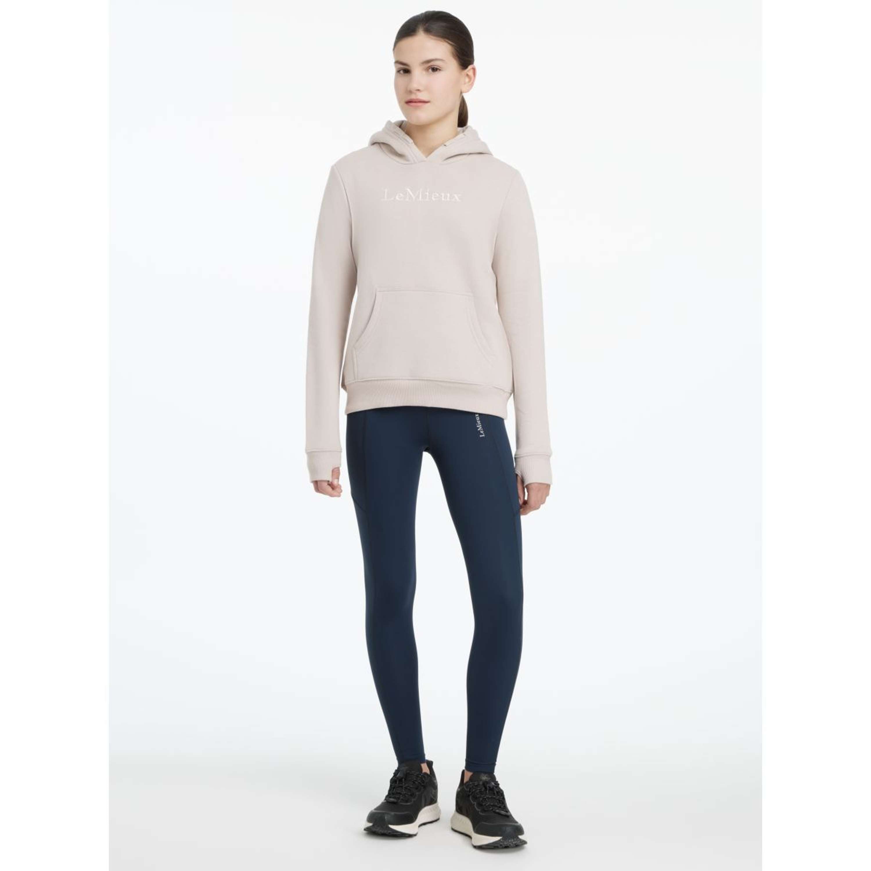 LeMieux Hoodie Young Rider Classique Stone