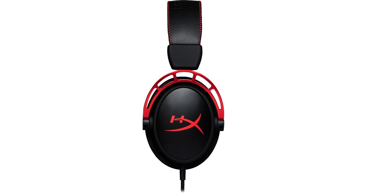 HyperXCloud Alpha Pro over-ear gaming headset  (Zwart/rood, Pc, PlayStation 4, Xbox One)