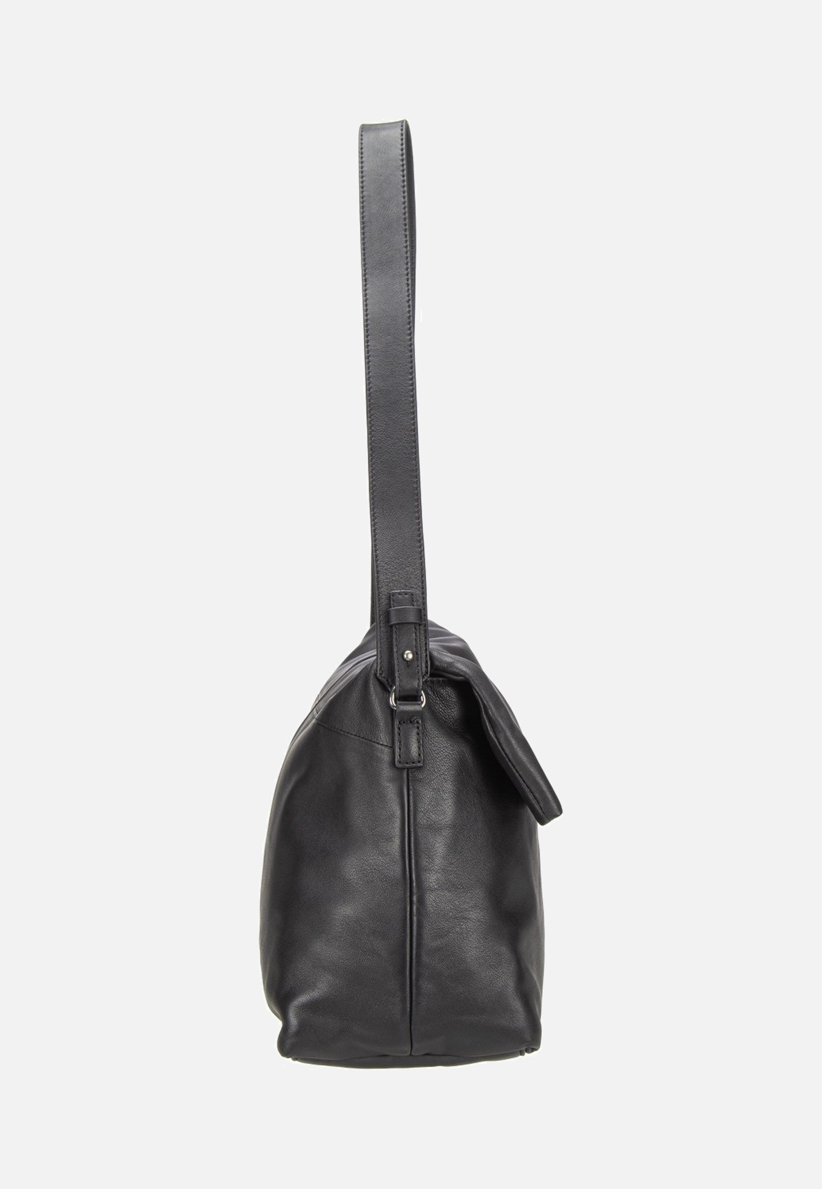 Fiona Hobo M Sheep Natural Black - Hobo Bag
