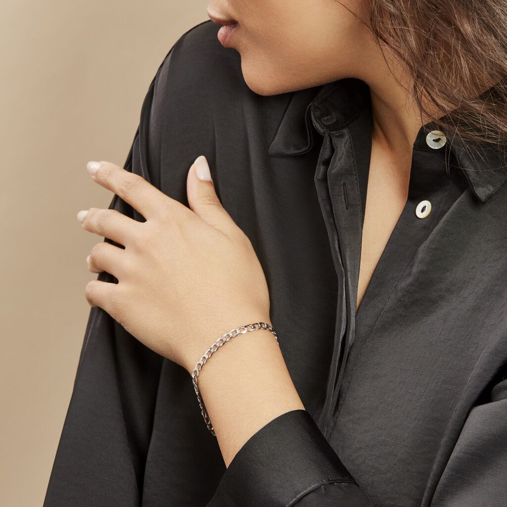 Bracelet Argent Blanc Casper