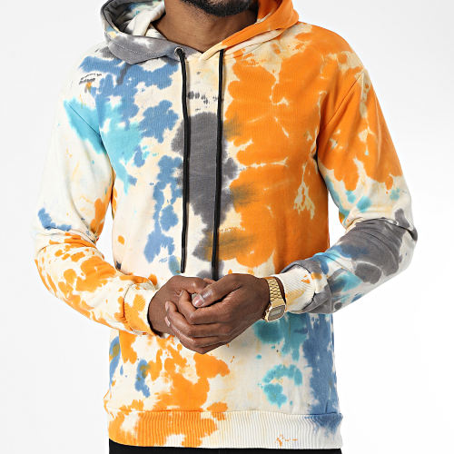 Sweat Capuche LL221 Beige Orange