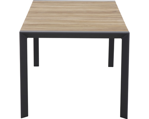 Eettafel Siena Garden Zurich 180 x 90 cm antraciet