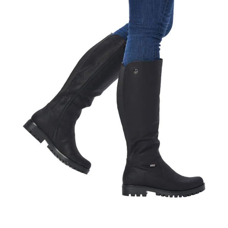 Rieker Lang Støvle Dame 78554-00