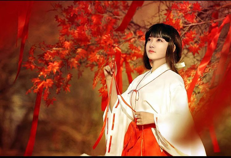 Sohma - Inuyasha Kikyo cosplaykostuumset