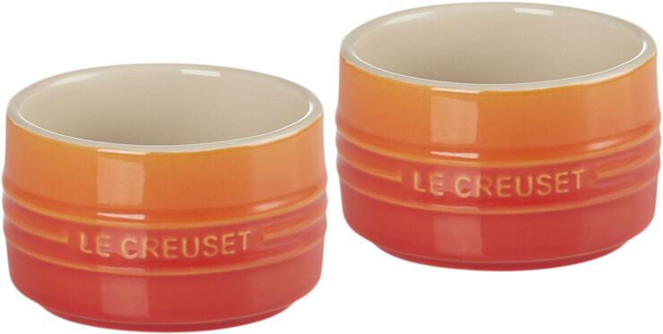 Le Creuset Ramekin m/lige sider 0,2L Volcanic Stentøj