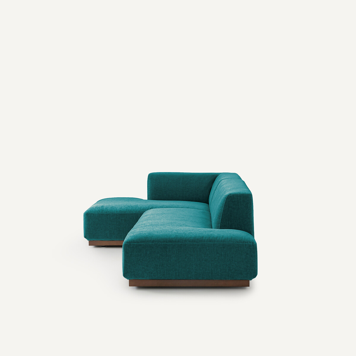 AM.PM<br>Sofá de canto esquerdo XL em veludo chenille, Jacopo