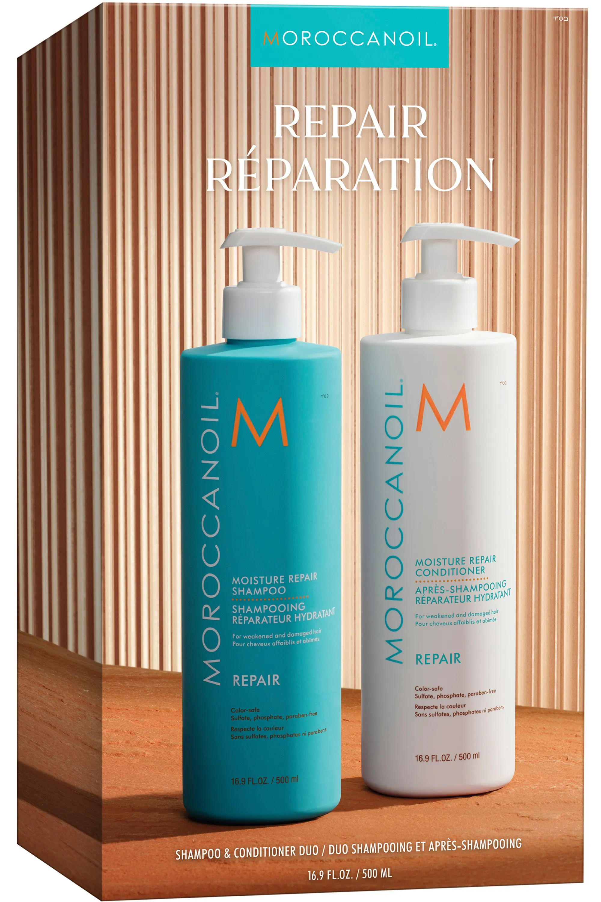 Moroccanoil Duo shampoing & après-shampoing Réparation