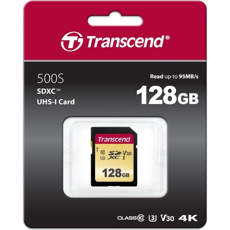 Transcend 128GB UHS-I U3 SD 128 Go SDXC Classe 10
