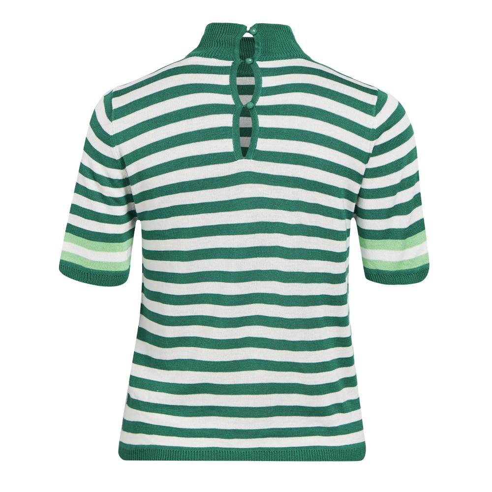 Object Pull à Rayures Vert/Blanc Femme Object Danya