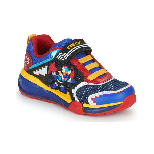 Geox - J BAYONYC BOY A - Bleu / Rouge / Jaune