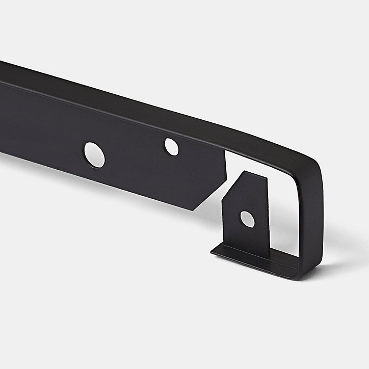 Profil de jonction pour plan de travail GoodHome Nantua Noir l. 24 mm x H. 16 mm