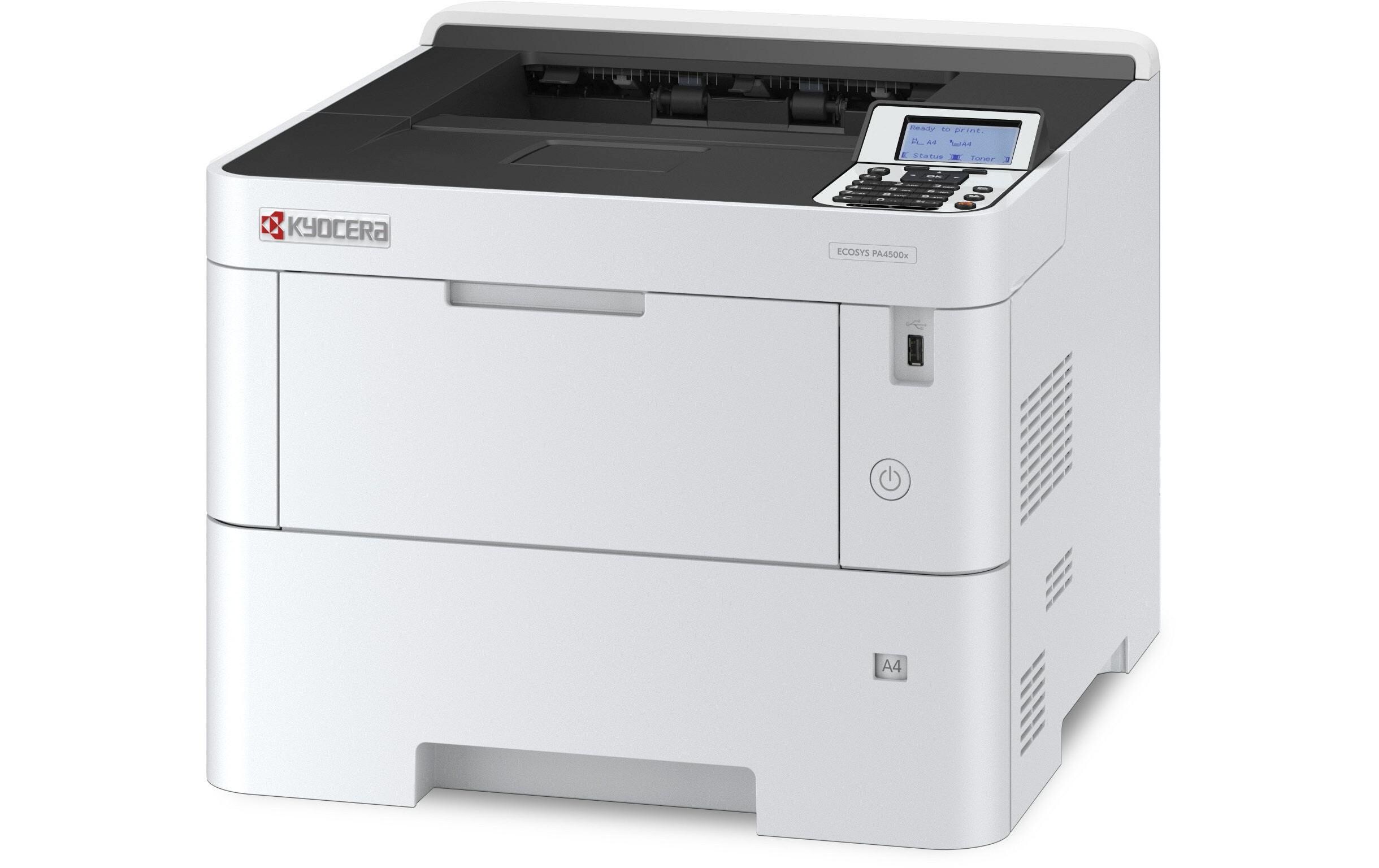 Drucker ECOSYS PA4500X<br>Netzwerkfähiger Monolaser-Drucker mit Duplexeinheit