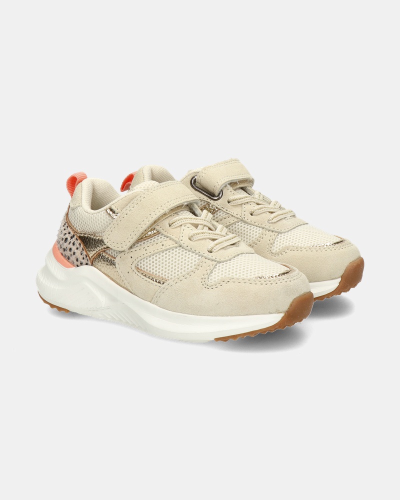 Nelson Kids Klittenbandschoenen  - beige