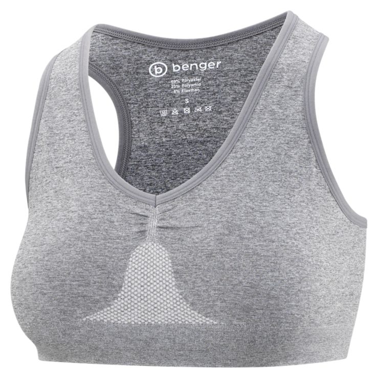 BengerDa. Fitn. Seamless Bra - grau
