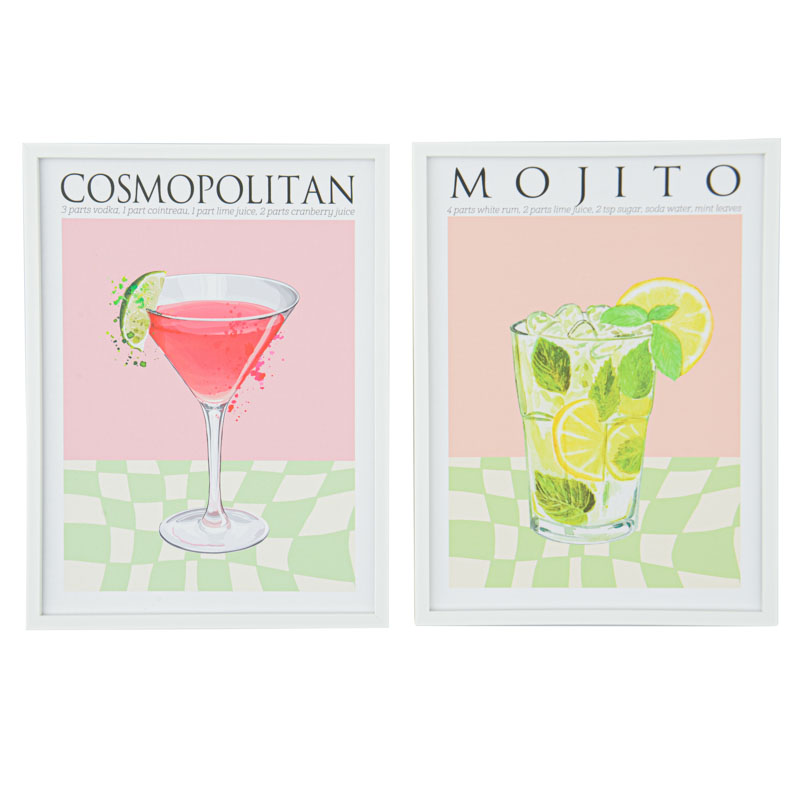 Toile encadrée 'Cocktail