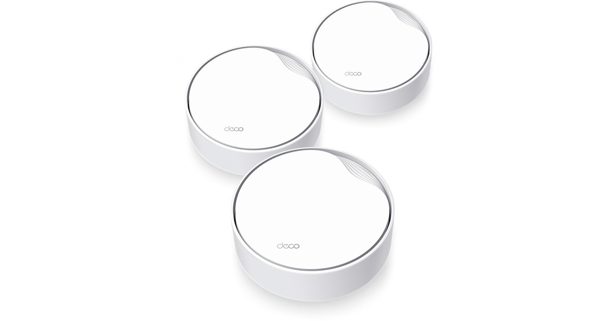 TP-LinkDeco X50-POE (3-Pack) mesh router  (Wit, 3 stuks)