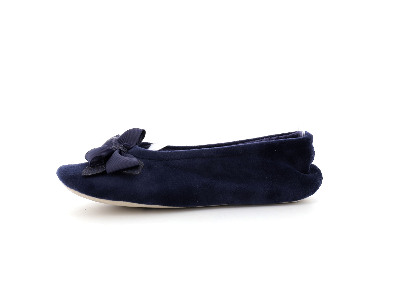 Isotoner-97303 Textile Velours Marine