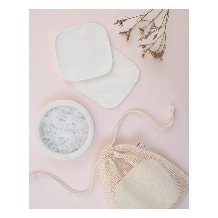 Bachca Coton réutilisable démaquillant - set de 2