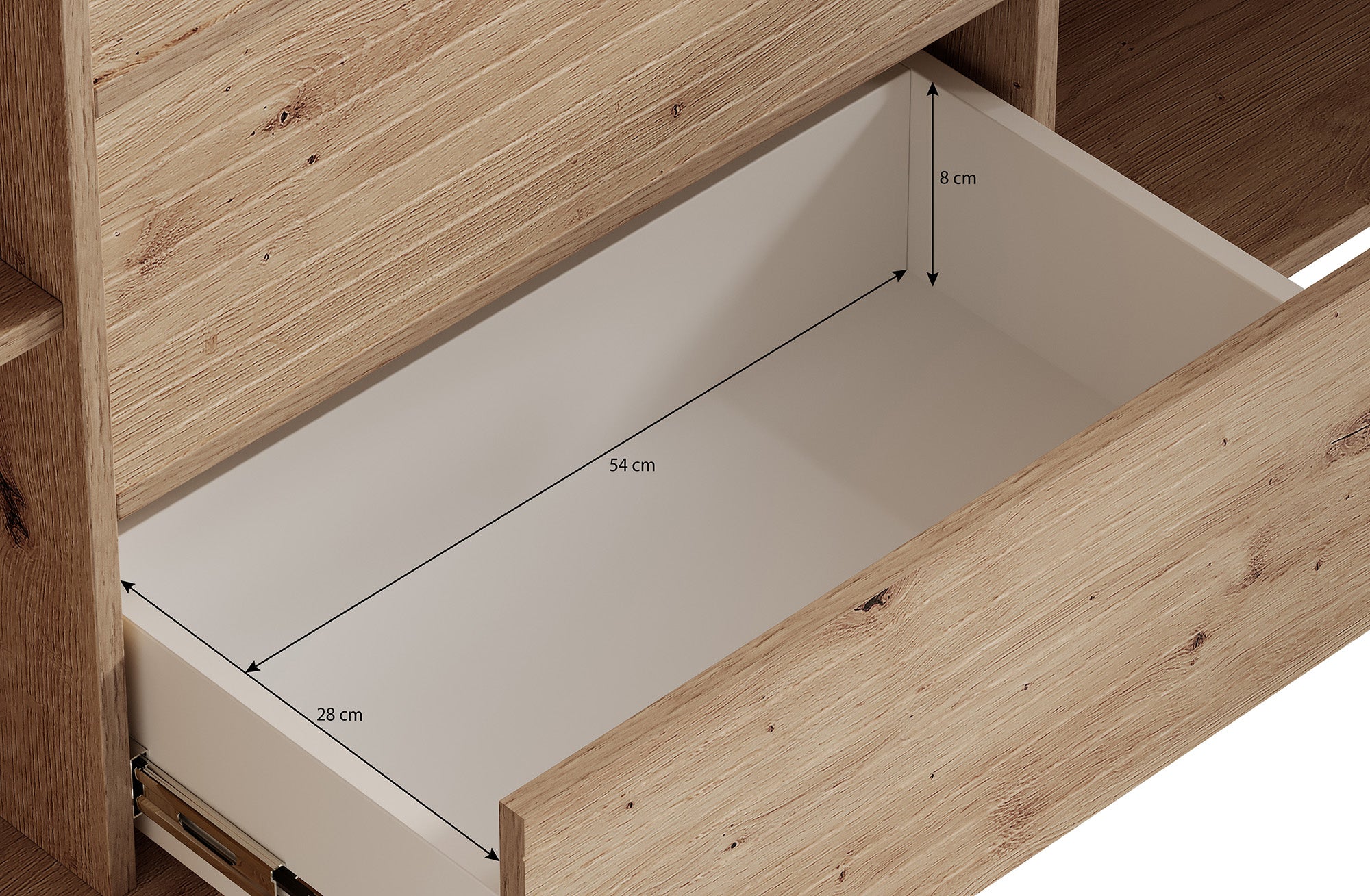 Fuzeta - Dressoir - Eiken - 180x40x84 cm