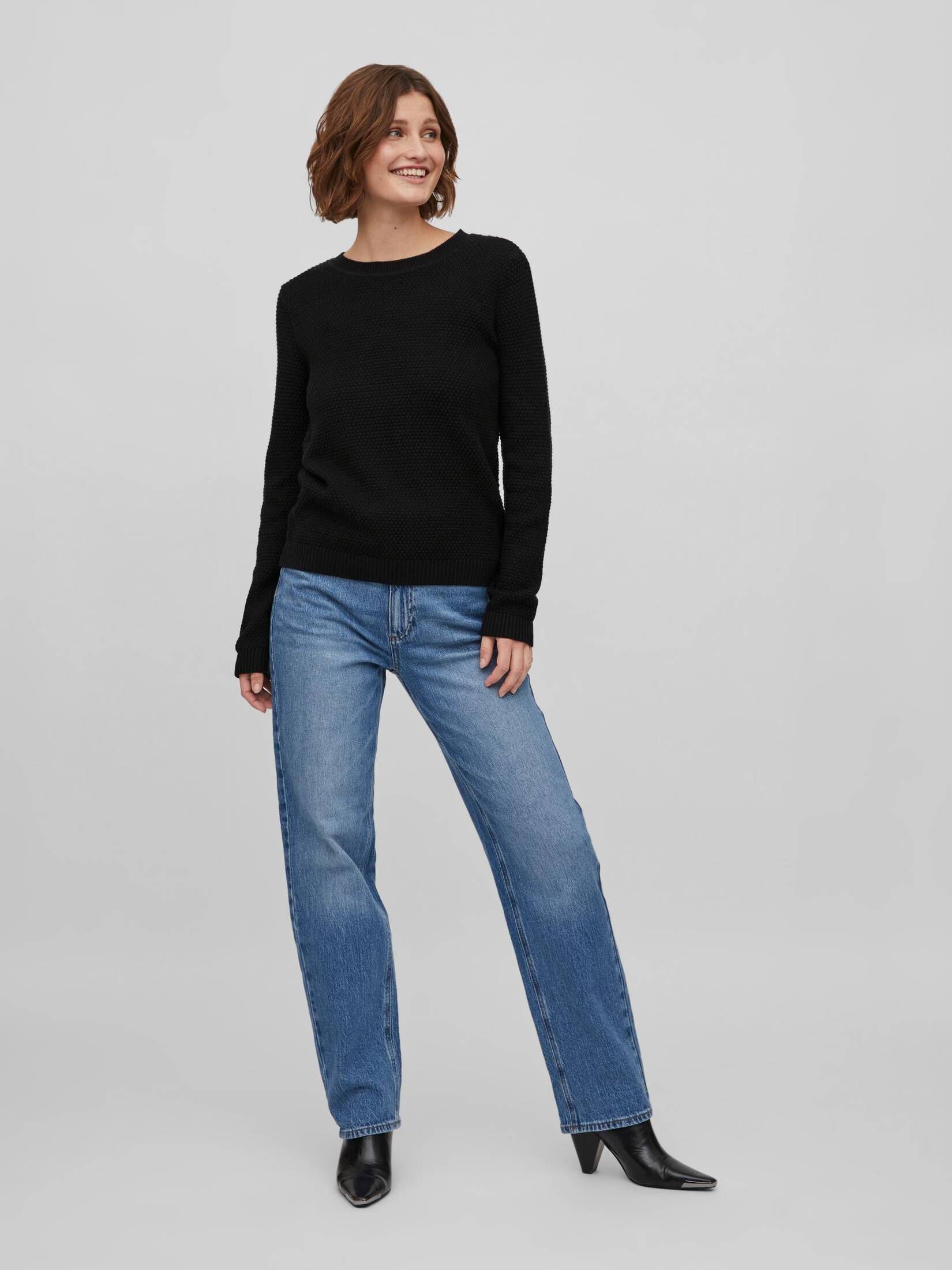 Vila| Damen Strickpullover VIDALO Langarm
