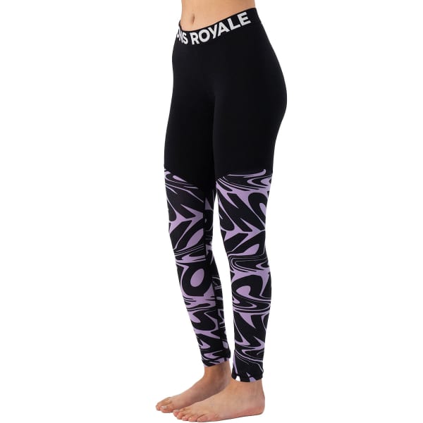 Collant thermique MONS ROYALE W CASCADE MERINO FLEX 200 LEGGING SIGNAL LOST LUPIN