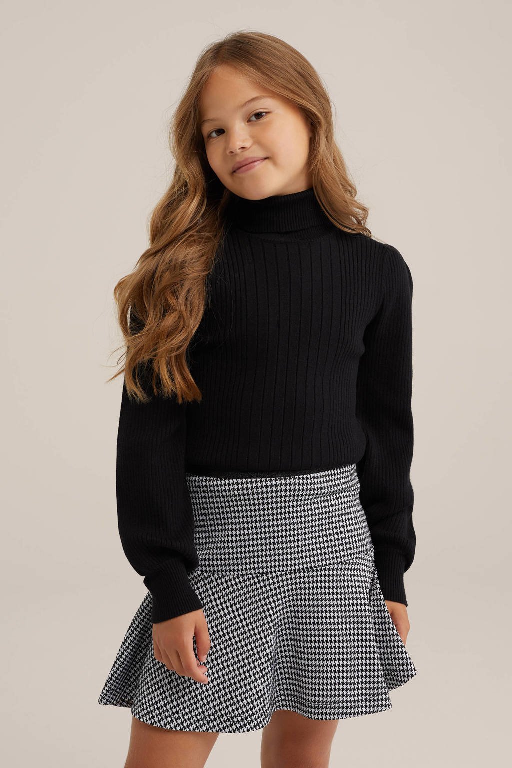 WE Fashion coltrui zwart