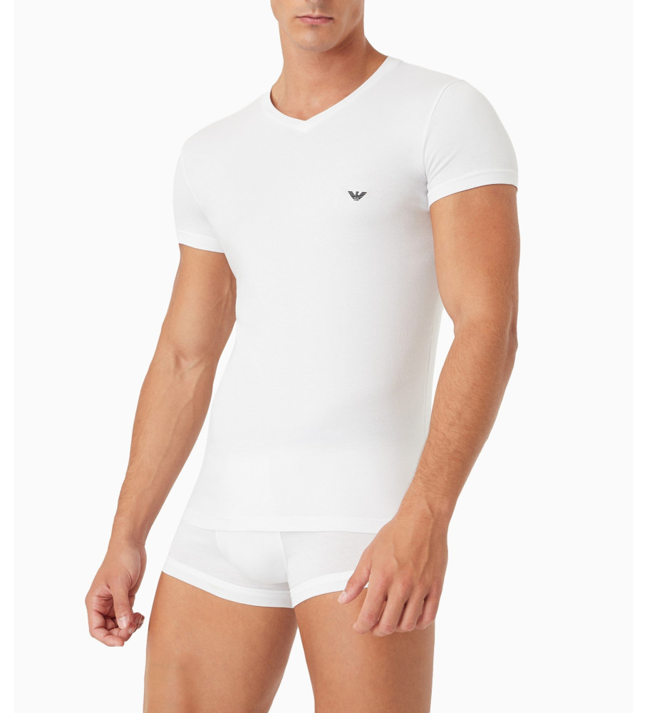 Camiseta Emporio Armani de manga curta branca