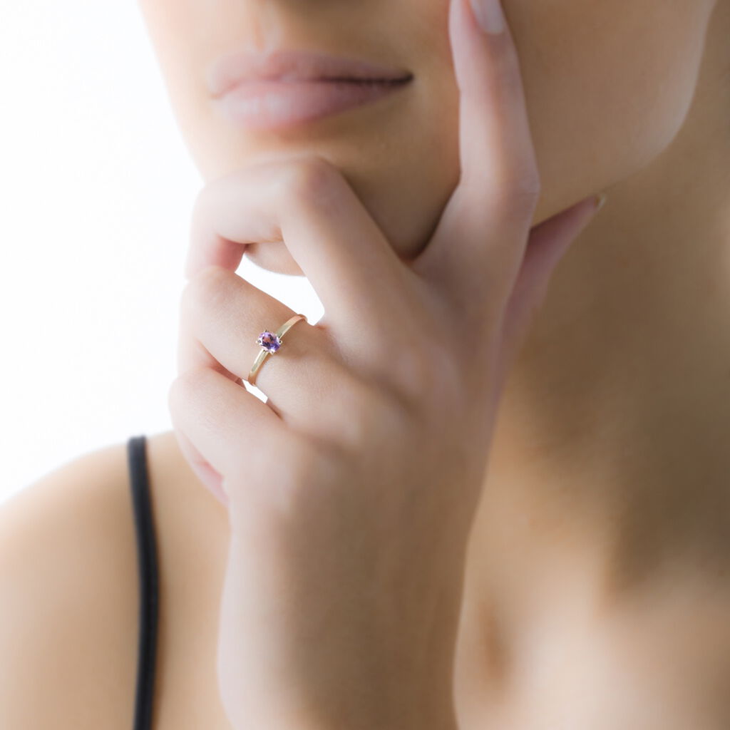 Bague Lily Or Rose Quartz