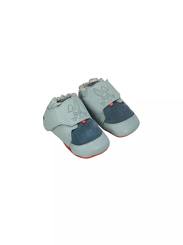 AFFENZAHN Krabbelschuhe CRAWLY HASE petrol
