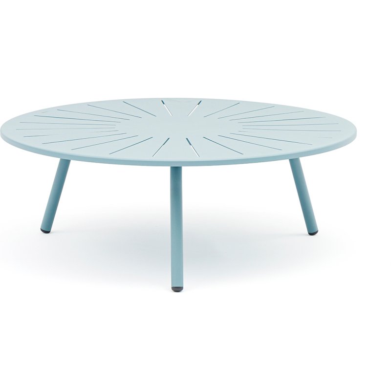 Table basse d’extérieur ronde OUDON, en aluminium