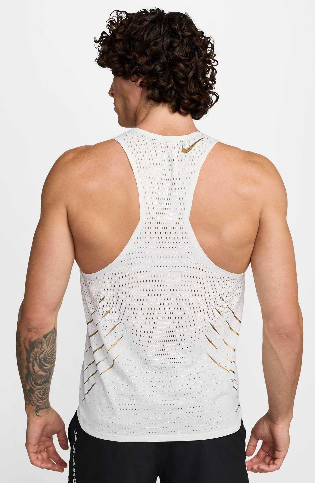 Jakob Ingebrigtsen Aeroswift Running Singlet Herre 134/Sail/Metallic Gold