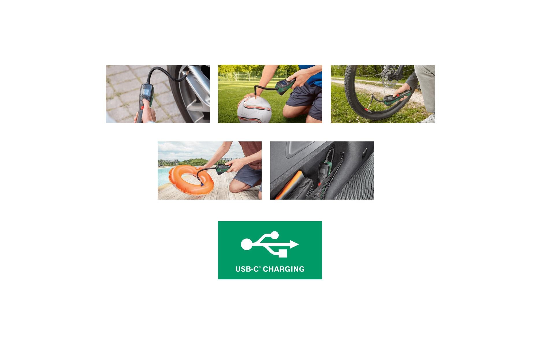 Akku-Druckluftpumpe EasyPump 3.6 VElektrische Luftpumpe, Mini-Kompressor