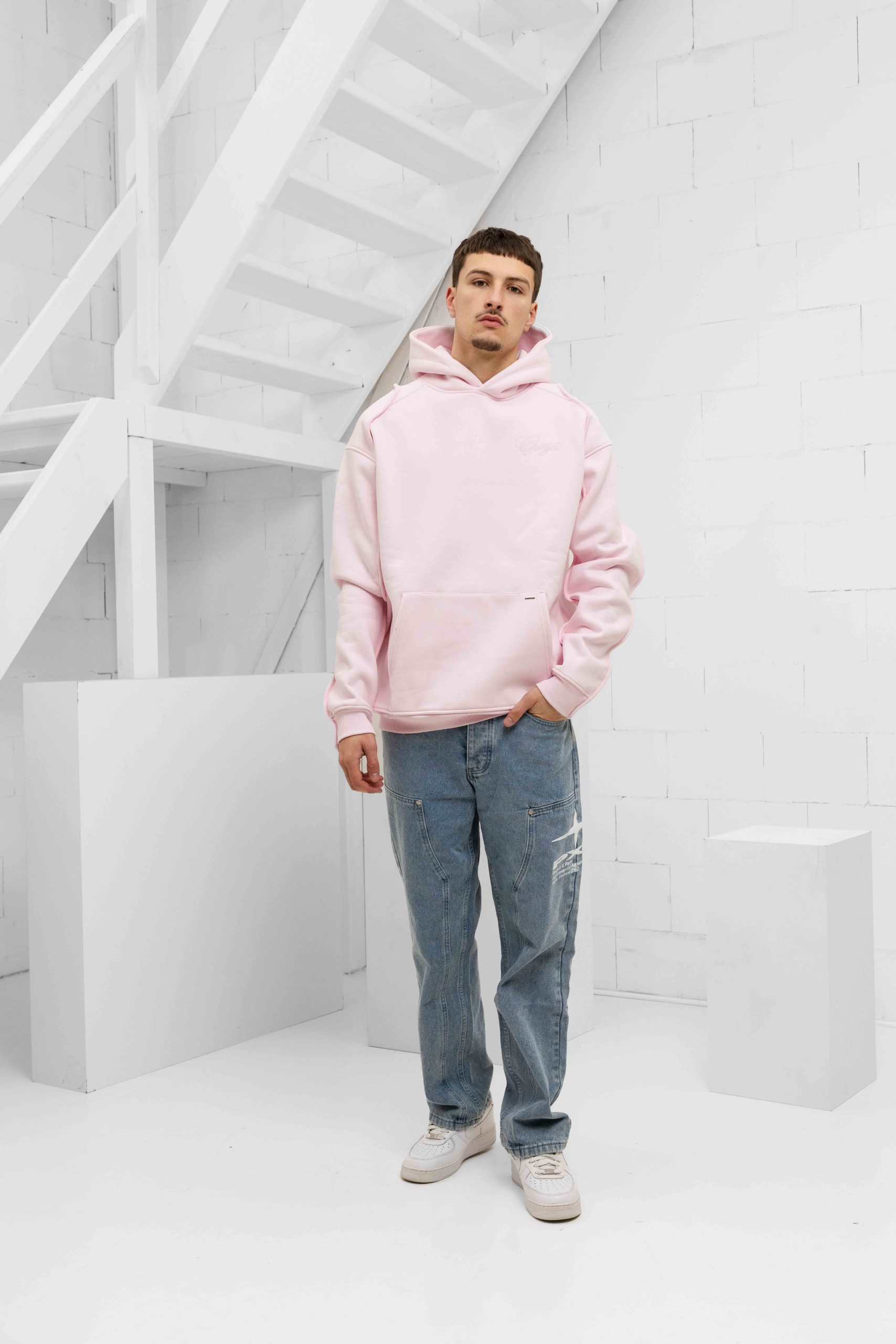 Croyez Camargue Hoodie Heren Roze