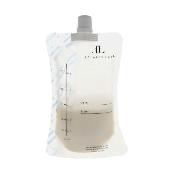 Lola & Lykke Moedermelk Bewaarzakjes 10 Stuks   Adapter