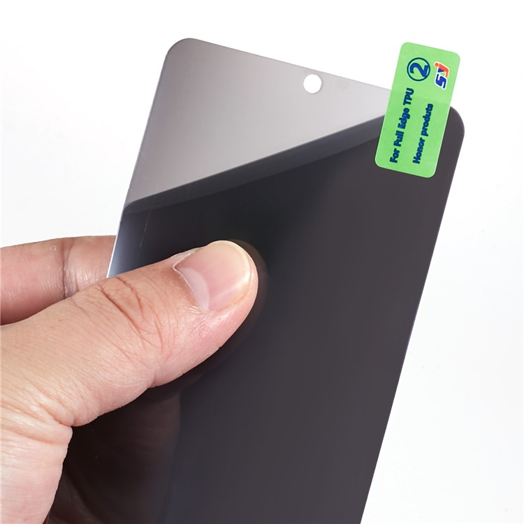 Samsung Galaxy Z Flip7 Privacy Vollbild Display Schutzfolie Soft PET (Anti-Spy) - Schwarz
