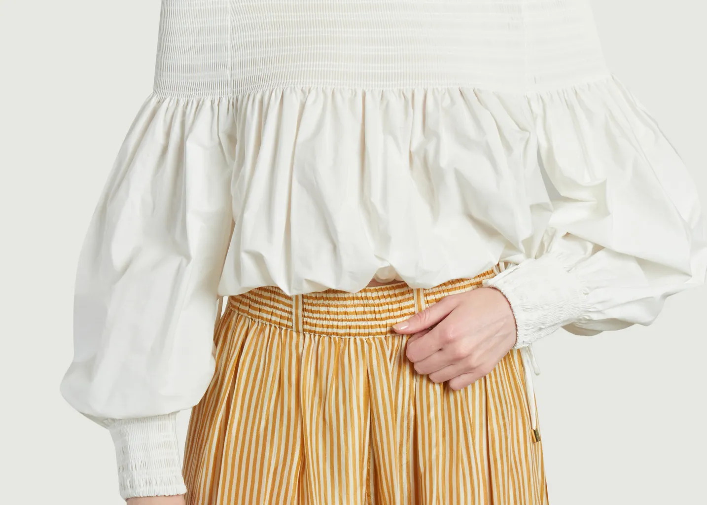 Blouse courte en coton Pyrite Mes Demoiselles