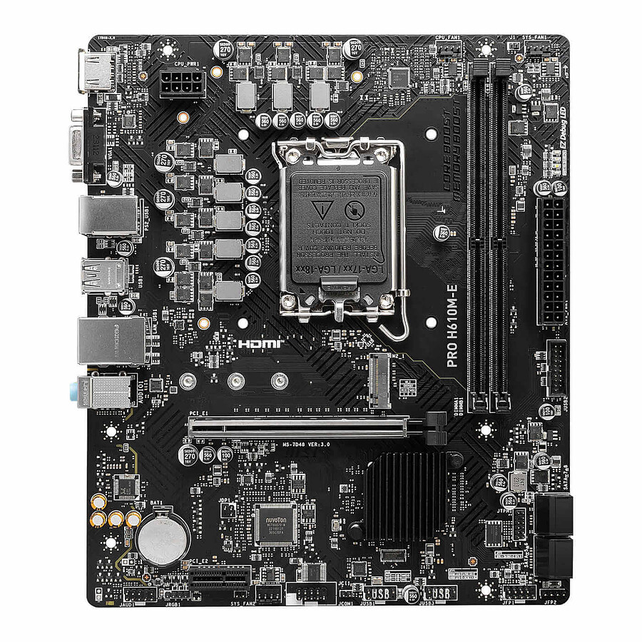 MSI PRO H610M-E